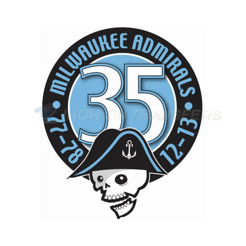 Milwaukee Admirals Iron-on Stickers (Heat Transfers)NO.9079